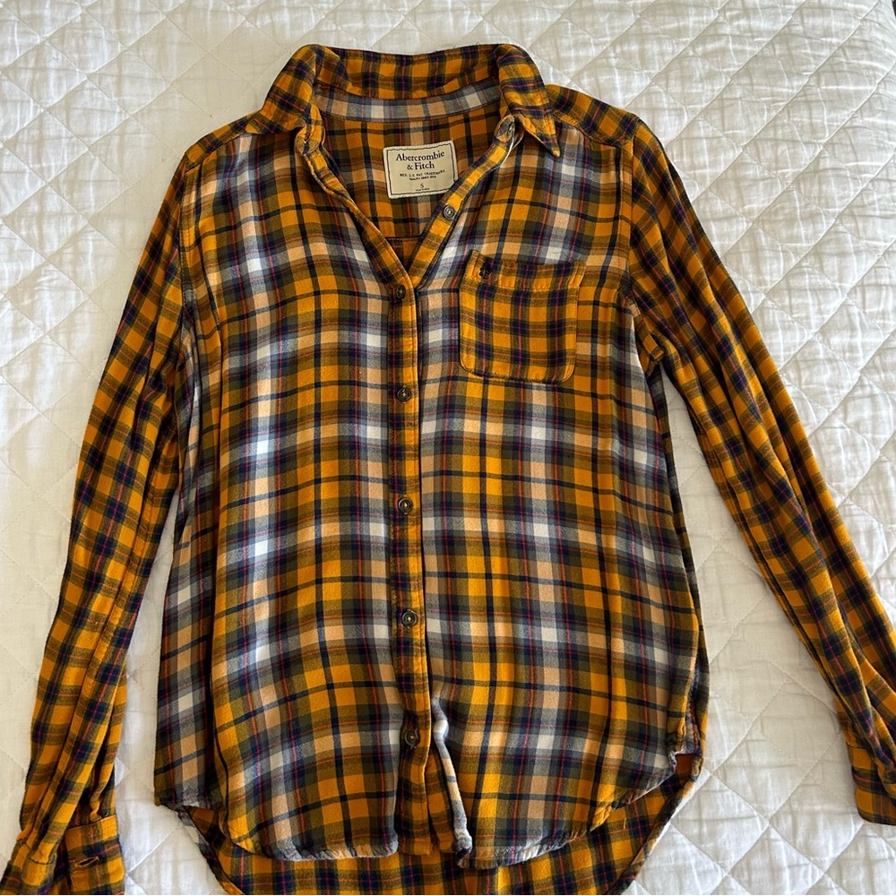 A&F super soft button down